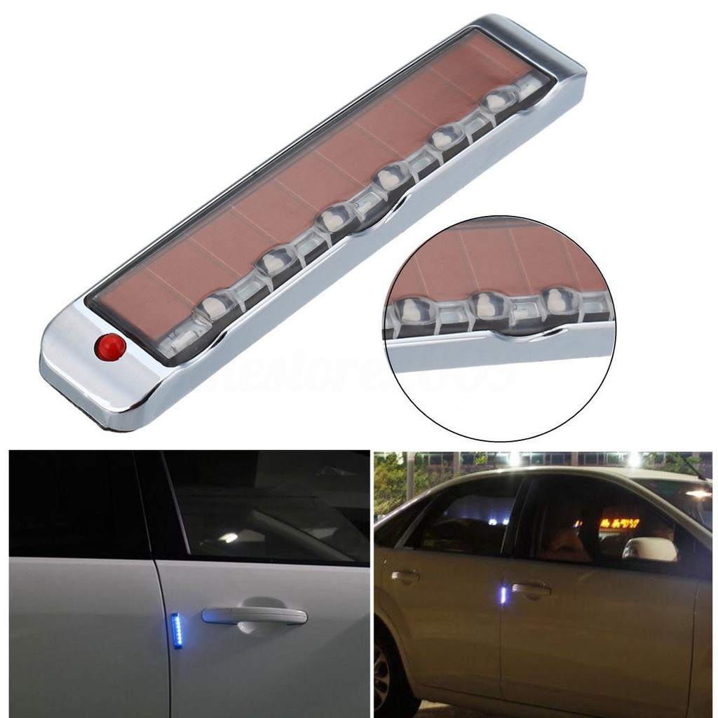 Thanh đèn tín hiệu khẩn cấp không dây với bóng LED năng lượng mặt trời