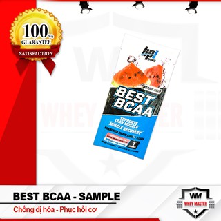 Gói thử sample Dinh Dưỡng Chống Dị Hóa Cơ Bắp giữ cơ thể thon gọn BPI Bpisports Best Bcaa 1 lần dùng - Authentic 100%