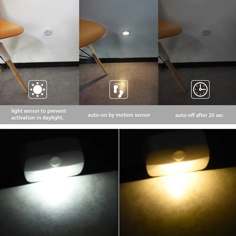 Đèn led gắn tường cảm ứng chuyển động không dây chất lượng cao