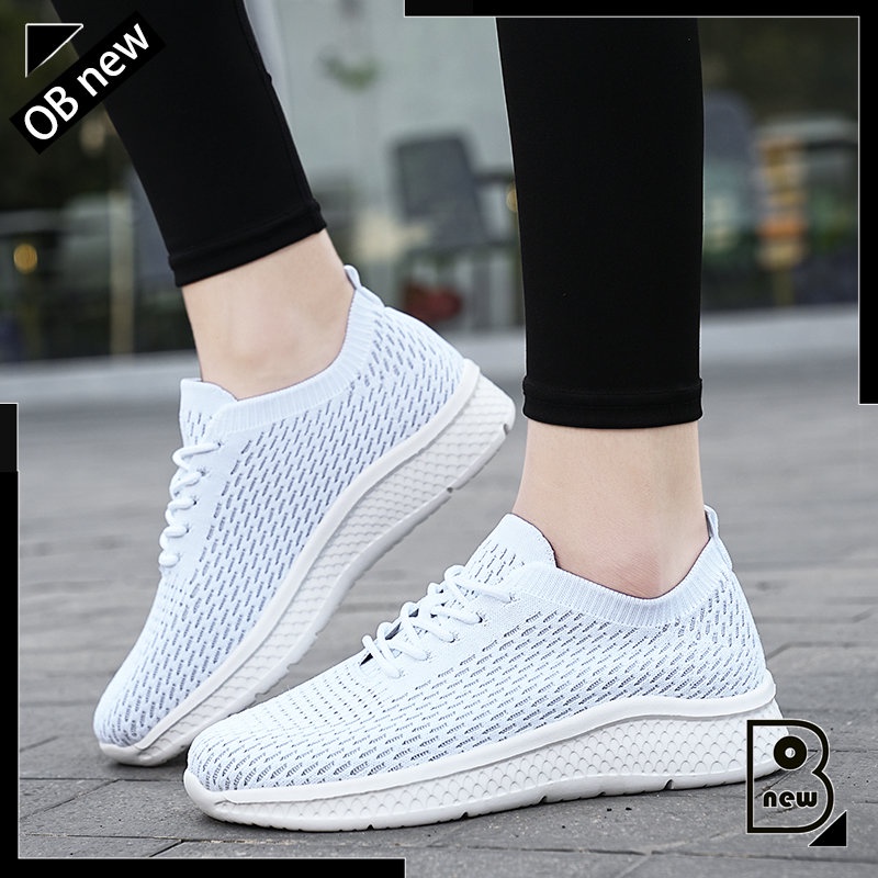 Giày Thể Thao Phối Lưới Thoáng Khí Chống Trượt Trọng Lượng Nhẹ Size 35-42 Thời Trang Cho Nữ