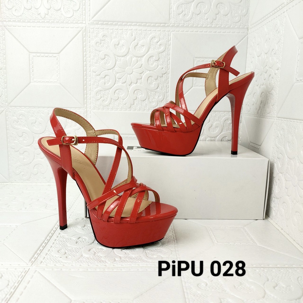Giày cao gót đế đúp 13cm ,sandal cao gót nữ thời trang,sự kiện, hoa hậu catwalk ,giày cưới, pipu 028