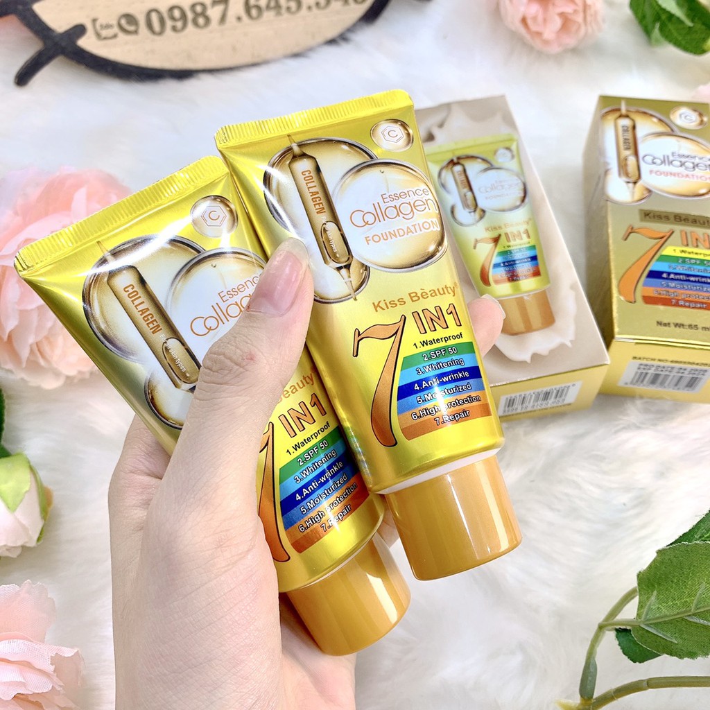 Kem nền chống nắng dưỡng da colagen 7 trong 1 của Kissbeauty S2 | BigBuy360 - bigbuy360.vn