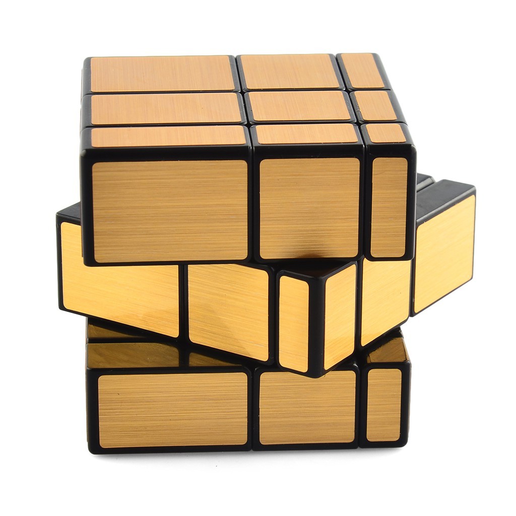 Đồ chơi Rubik  3x3x3 Mirror - Tráng Gương Vàng Cao Cấp ( 2 Màu Vàng, Bạc)