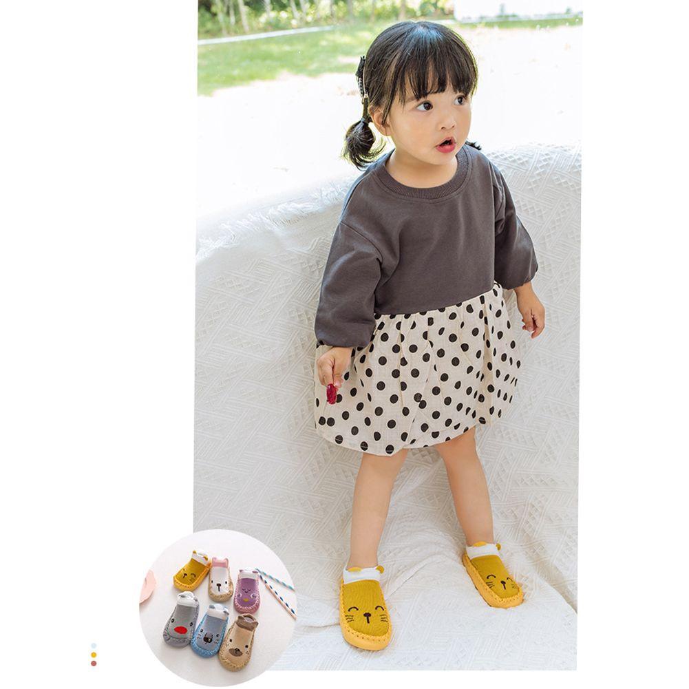 Giày Vải Cotton Đế Cao Su Mềm Thoải Mái Cho Bé