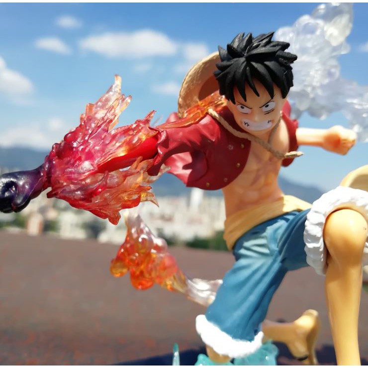 Mô hình Luffy Gear 2 - đồ chơi mô hình nhân vật One Piece để bàn trang trí