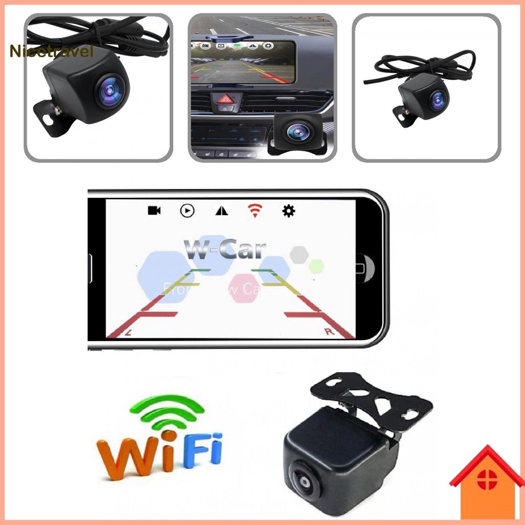 Camera gắn sau xe hơi kết nối wifi góc rộng 170 độ
