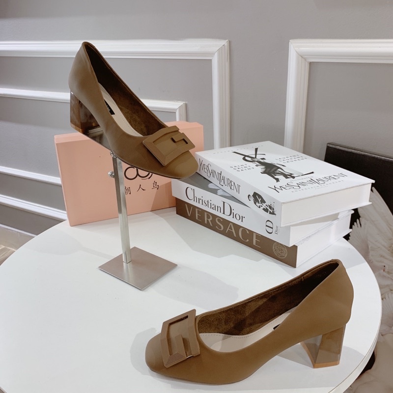 ❤️Giày cao gót vuông 9cm. Hàng quảng châu full box