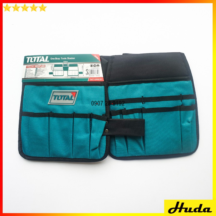 Túi đựng dụng cụ kèm dây đai Total THT16P2031 POI