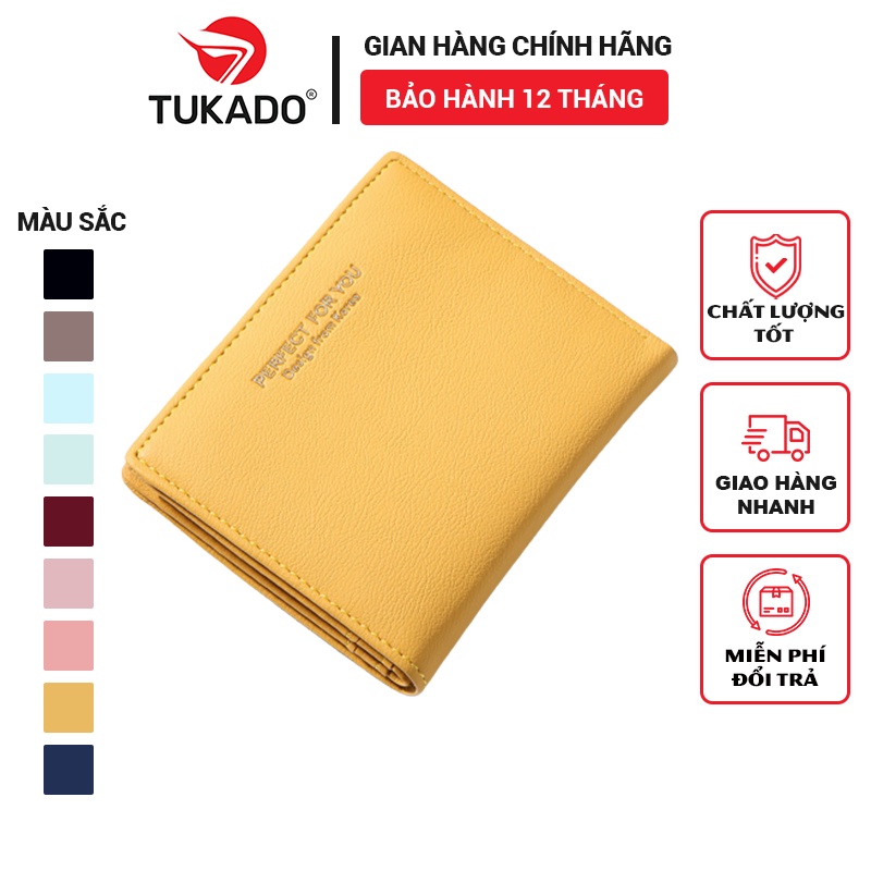 Ví Nữ Mini Cầm Tay PERFECT FOR YOU Dáng Vuông Xinh Xắn Chất Cực Đẹp PFY01 - Tukado