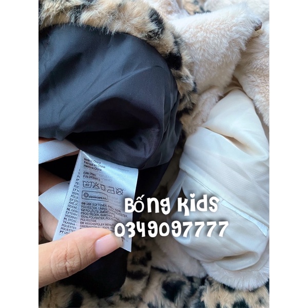 Áo Gile Hoodie Bé Gái Lông Mềm HaM