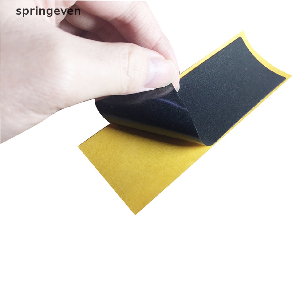 Set 10 miếng dán ván trượt ngón tay xốp màu đen chưa cắt sẵn tiện lợi