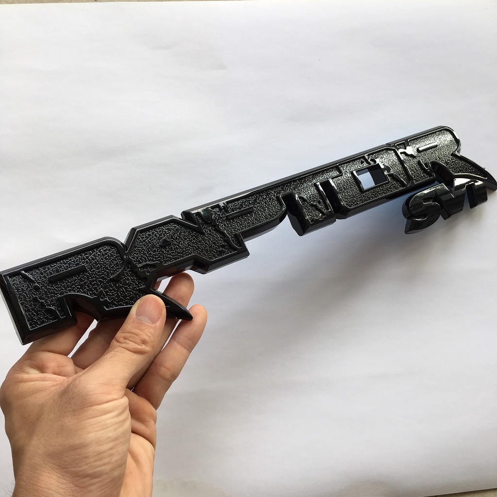 Chữ RAPTOR nổi 3D trang trí xe Ford Ranger 3 màu lựa chọn