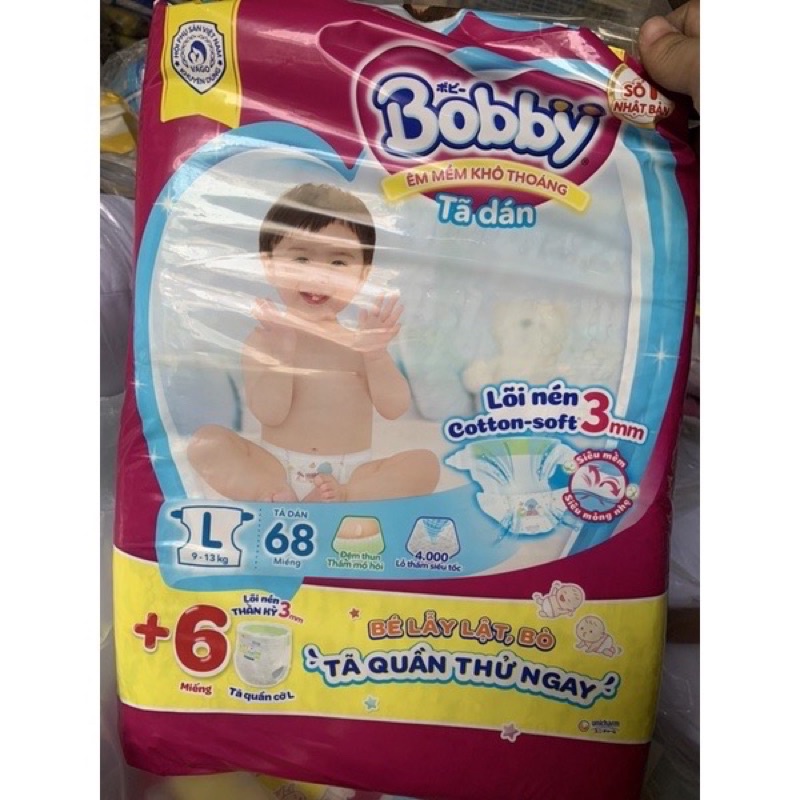 TÃ DÁN BOBBY M76- L68- XL62-XXL56 mẫu mới