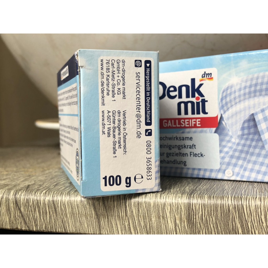 Xà phòng làm sạch cổ áo Denkmit Đức - không làm mục vải
