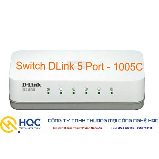 Bộ chia mạng Switch DLink 5 Port - 1005C