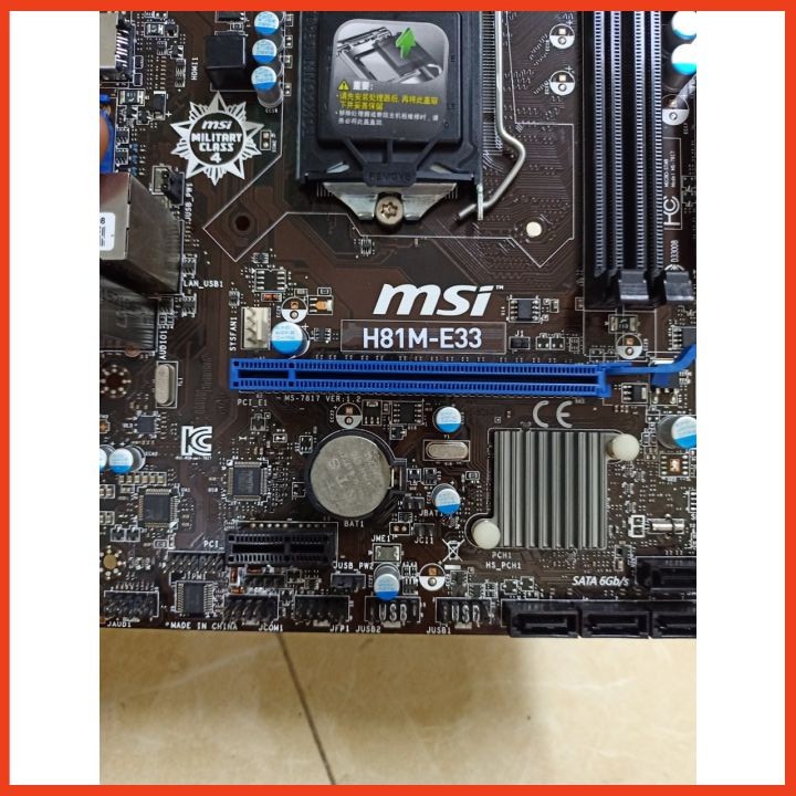 msi h81, main h81, h81 dòng 2 khe ram bh lỗi 1 đổi 1