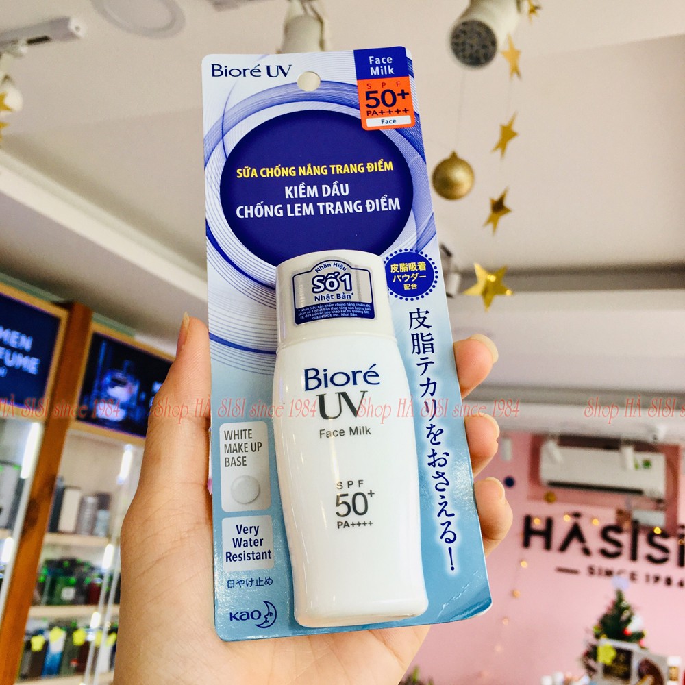 Sữa Chống Nắng Bioré Sáng Mịn Kiềm Dầu BIORE UV PERFECT FACE MILK SPF50+ PA+++ 30ml