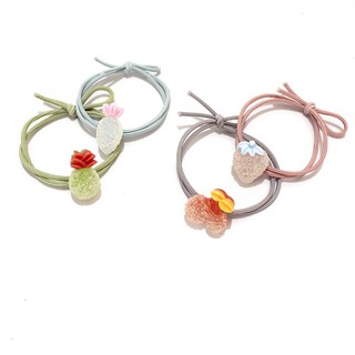 [ MẪU MỚI 2021] Chun cột tóc/ Dây cột tóc hoa quả Hàn Quốc siêu dễ thương