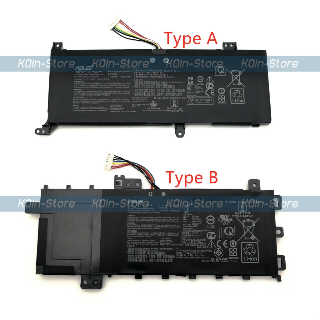 Pin Laptop Asus VivoBook 14 F412DA X412FJ X412FA X412UA A412 A512  Asus VivoBook 15 F512UA F512FA X512FA X512FL