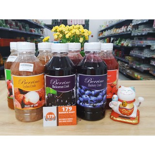 🍑Sinh tố trái cây Berrino các loại (1 Lít)🍑