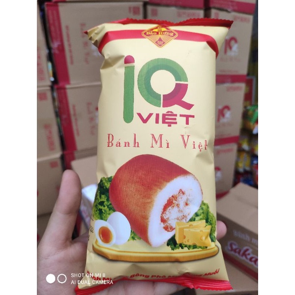 Bánh mỳ phô mai trứng muối, ruốc, ruốc tôm, ruốc gà, sốt vang 55g