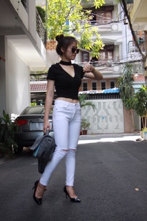 Áo chocker - Hot girl siêu dễ thương