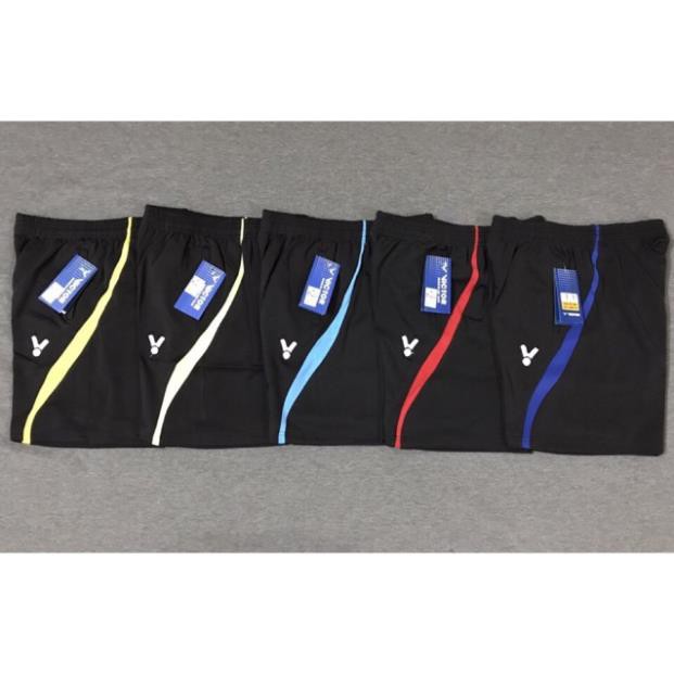 Quần cầu lông VICTOR vải thun co giãn tốt, ko nhăn