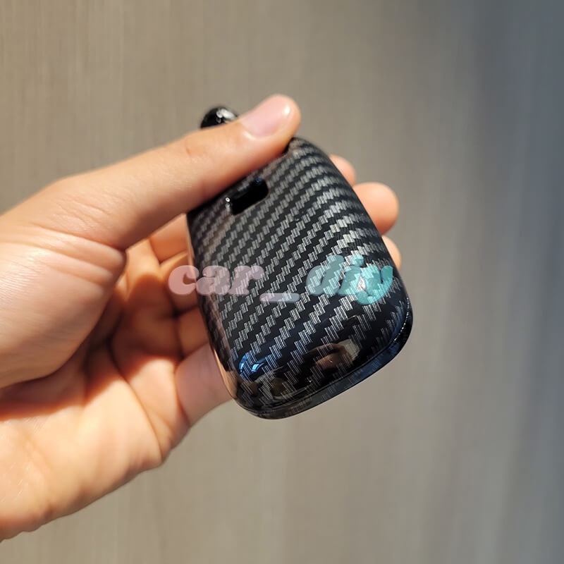 Vỏ Bảo Vệ Chìa Khóa Điều Khiển Từ Xa Bằng Sợi Carbon Cho Xe Hơi Toyota Veloz Raize Avanza2022