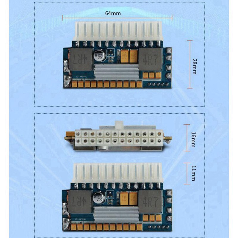 Bộ Cung Cấp Nguồn Dc-Dc Atx 450w 24pin 12v Cho Máy Tính