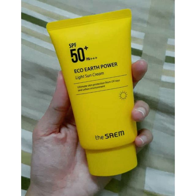 KEM CHỐNG NẮNG THE SAEM ECO EARTH POWER