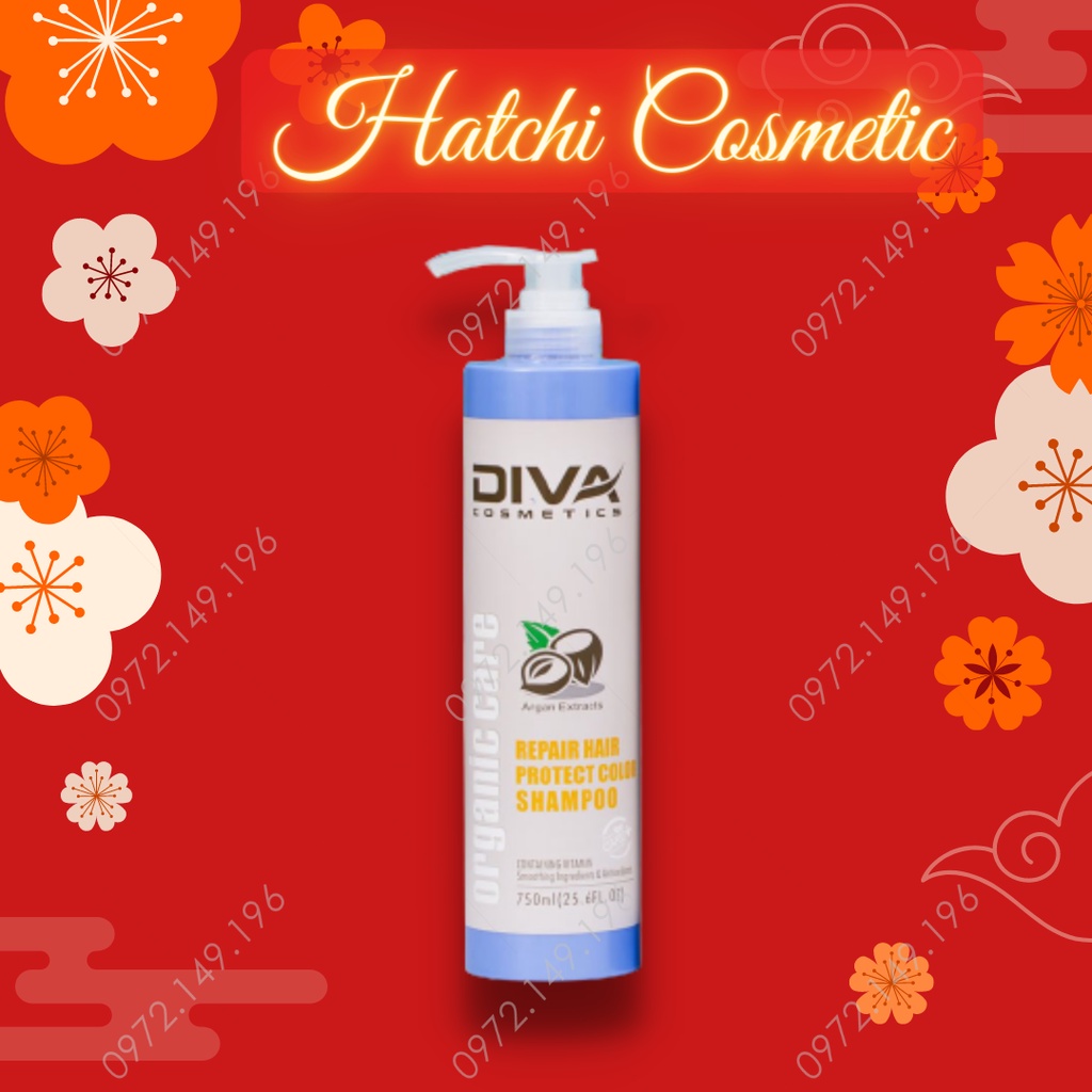 Lẻ Dầu Gội Hoặc Dầu Xả DIVA Phục Hồi Và Bảo Vệ Màu