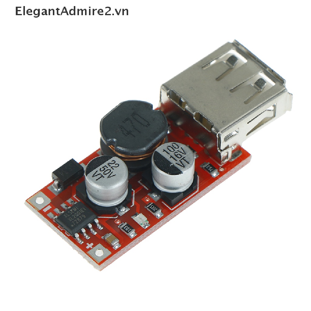 Mô Đun Sạc Usb DC 9V 12V 24V Sang 5V 3A Chuyên Dụng