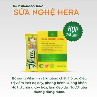 SỮA NGHỆ HERA – SỰ LỰA CHỌN DINH DƯỠNG CHO THỜI HIỆN ĐẠI