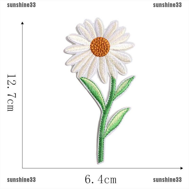 Sticker Ủi Thêu Hình Hoa Cúc