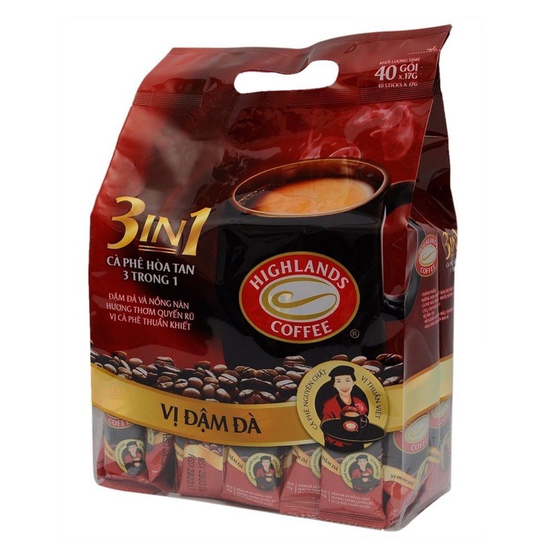 Cà phê hòa tan Highlands Coffee ( 40 gói x17g) | BigBuy360 - bigbuy360.vn