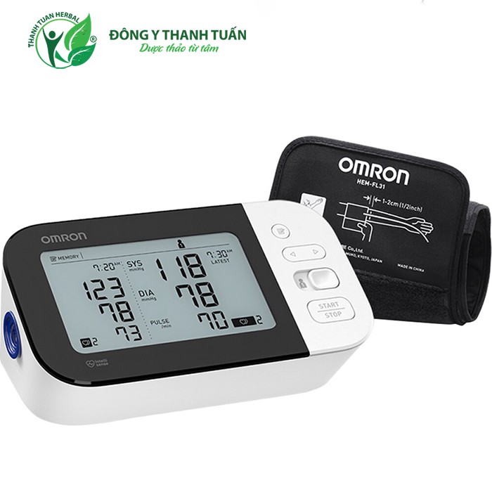 [NEW 2020] Máy Đo Huyết Áp Bắp Tay Omron HEM 7361T - Thiết Bị Kiểm Tra Huyết Áp &amp; Rung Tâm Nhĩ (AFIB)