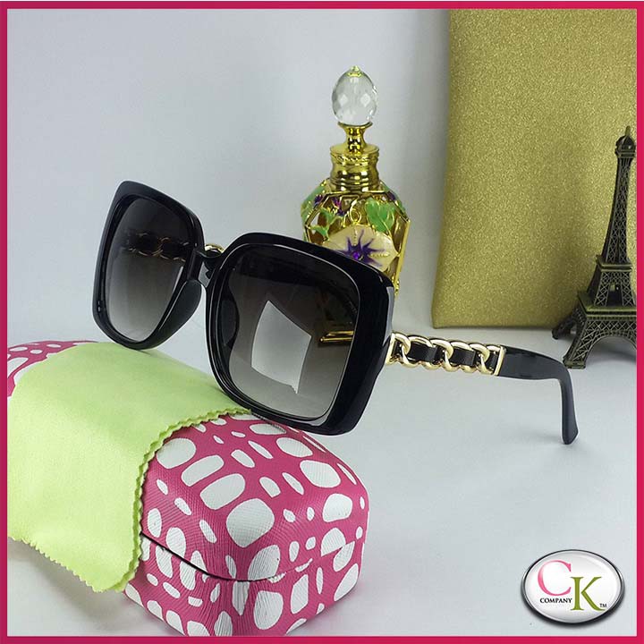 Mắt kính mát nữ thời trang chống tia UV - Tặng hộp đựng kính và khăn lau kính