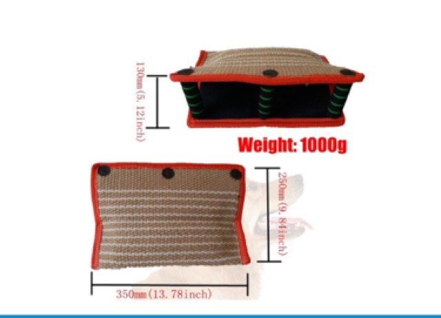 Đồ huấn luyện chó nghiệp vụ gối cắn cứng đa năng