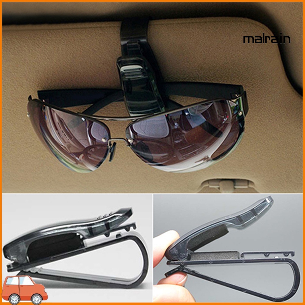 Ví Đựng Thẻ/Mắt Kính Màu Đen Gắn Xe Hơi Thời Trang