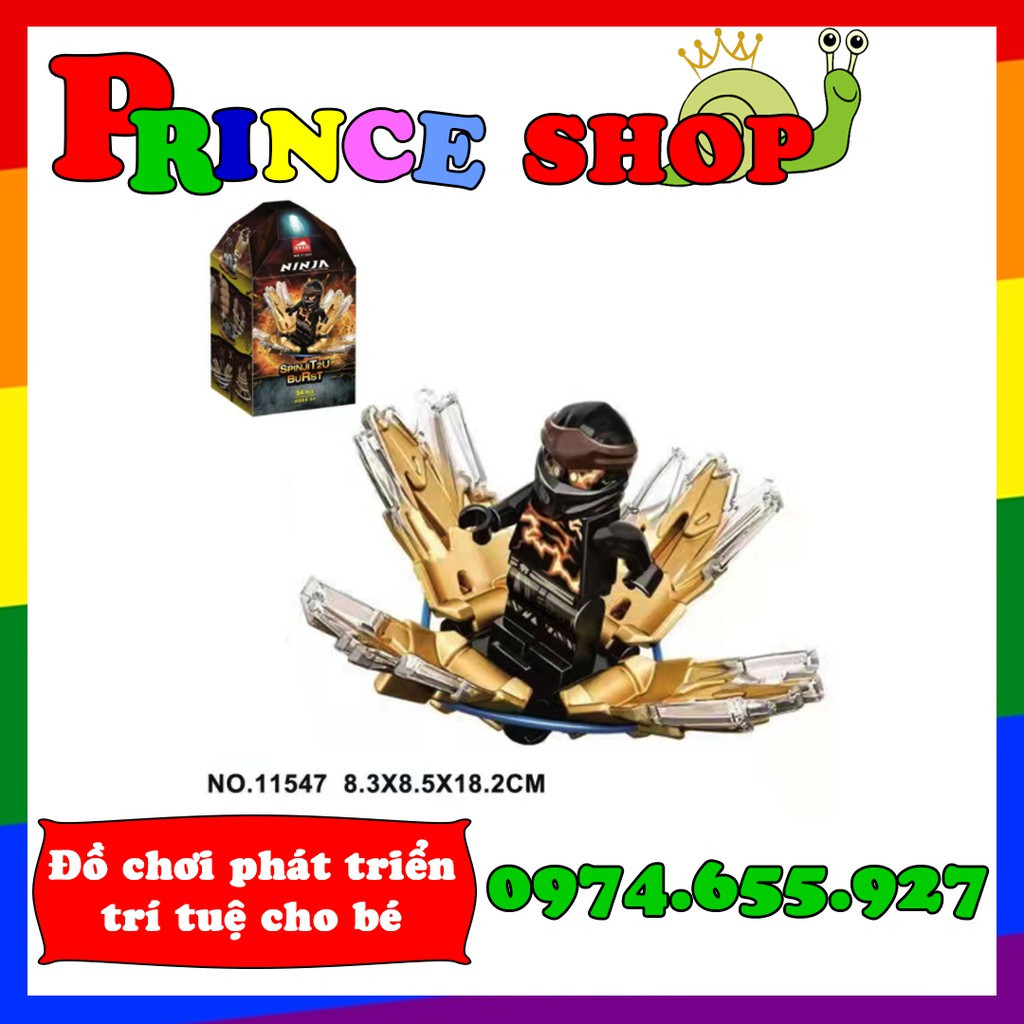 Con quay lốc xoáy Ninja Lari 11547 - Con quay kèm minifigures ninjago Lari/Bela