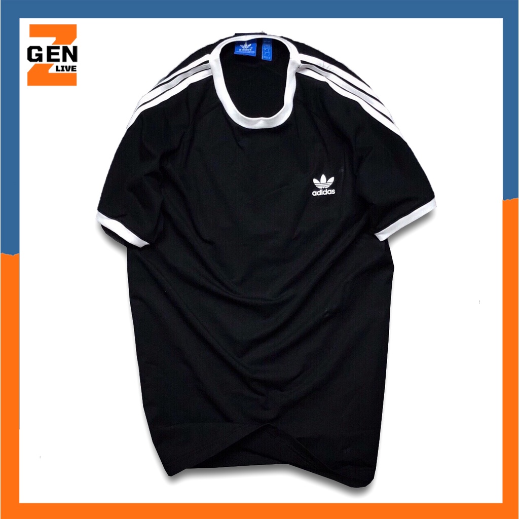 Áo Thun Form Rộng Thời Trang Nam Tay Ngắn Cổ Tròn Phối Viền Màu - LZ FASHION - TD098