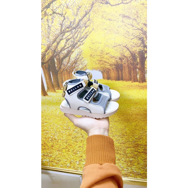 Giày Sandal Bé Trai Bé Gái Trần Trám Da Cho bé 3-10 Tuổi