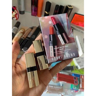 Set son BOBBI BROWN Luxed Up Lip Dou Reds