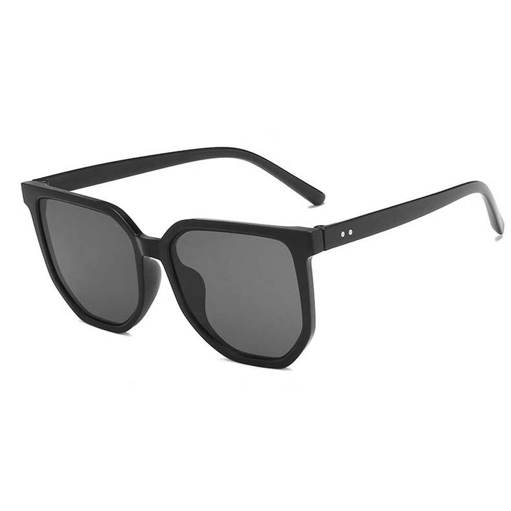 VANES1 Kính Mát Tròng Đa Giác Gọng Vuông Màu Đen Chống Tia UV Phong Cách Hàn Quốc Cho Nam Và Nữ