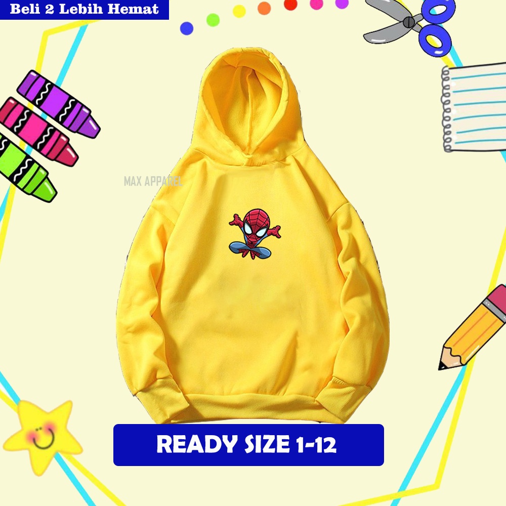 Áo Khoác Hoodie Tay Dài Dày Dặn In Hình Người Nhện Dành Cho Bé Trai Từ 8 Tuổi 6 Tháng 1 2 3 4 5 6 7 8 9 10 11 12 Tuổi