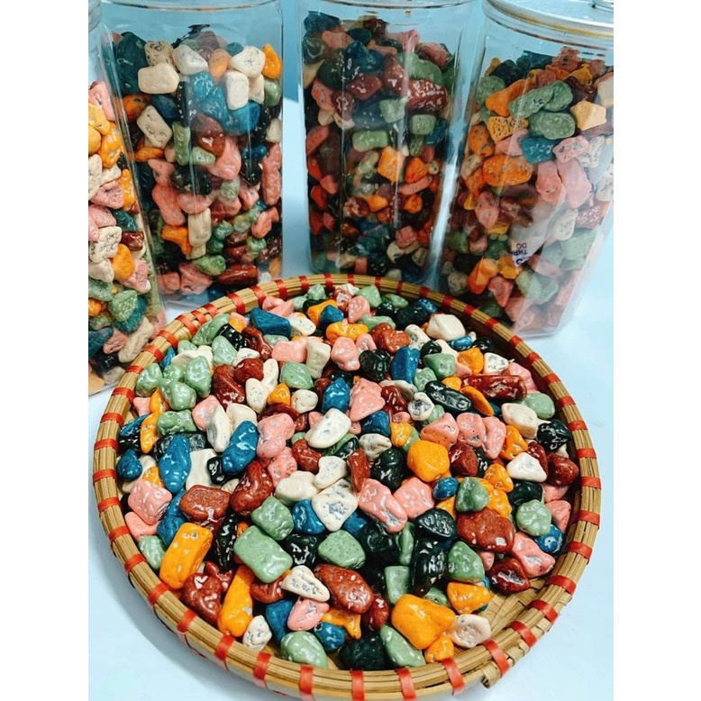 Kẹo sỏi đá nhân socola Lon 500gr [FREE SHIP] TỪ ĐƠN 50K, [Loại Đặc Biệt