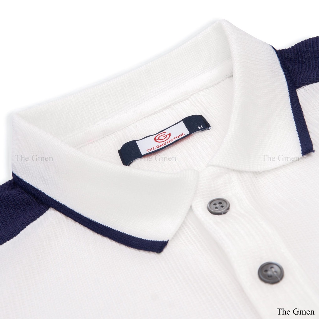 Áo Polo nam The GMEN Colour Block Polo thiết kế xen màu, chất liệu siêu mềm mịn, chuẩn form