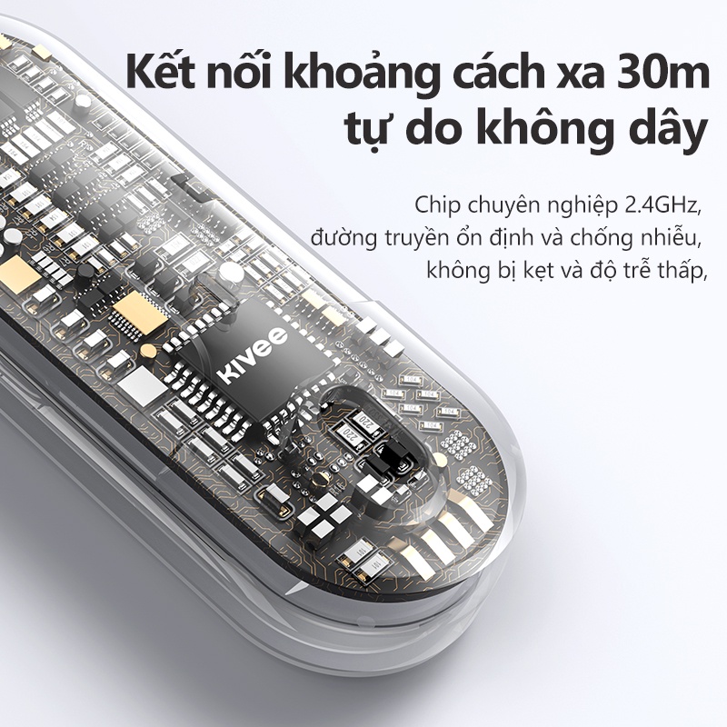 Micrô Lavalier không dây Đài phát thanh HD đa năng cho điện thoại di động / máy tính bảng / máy tính