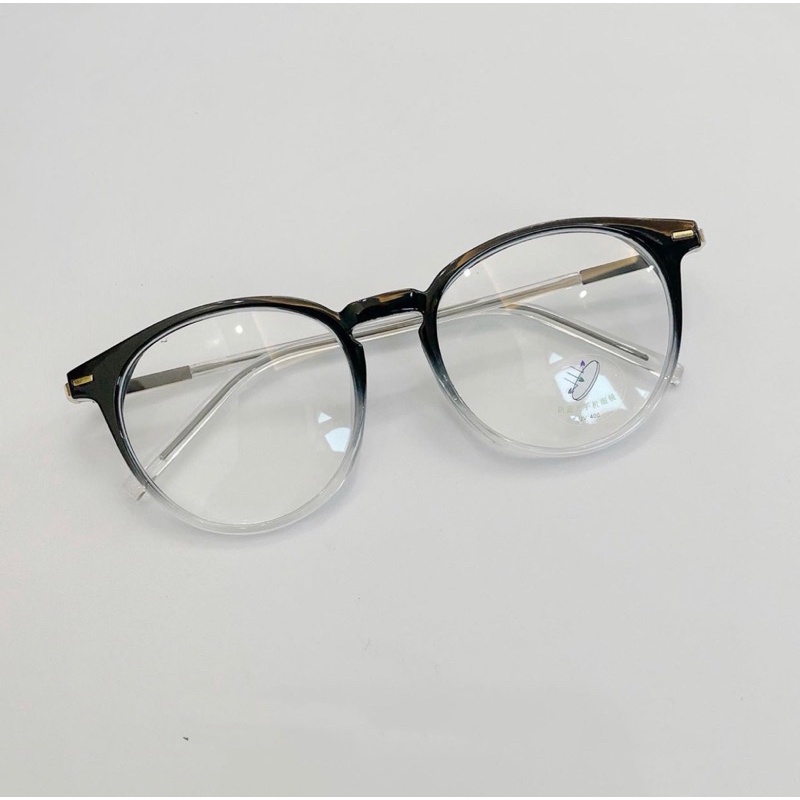 Kính mắt nhựa phối kim loại Ombre- tròng ánh sáng xanh cao cấp Jelly Eyewear