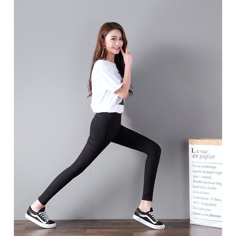 Quần Legging Lưng Cao 4 Túi YUNA, Hàng Chính Hãng Chất Dày Dặn mã Warm01